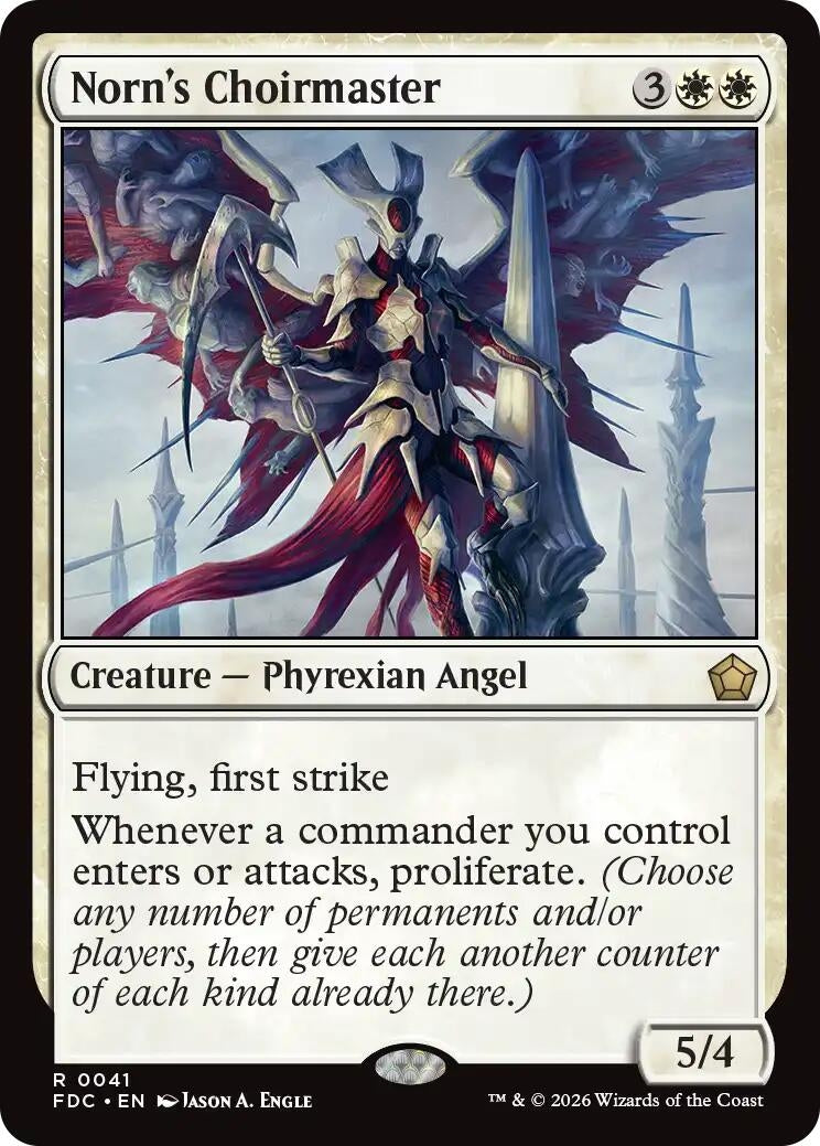 Image for Norn's Choirmaster (Commander: Foundations) (41) (FDC) - Magic: The Gathering