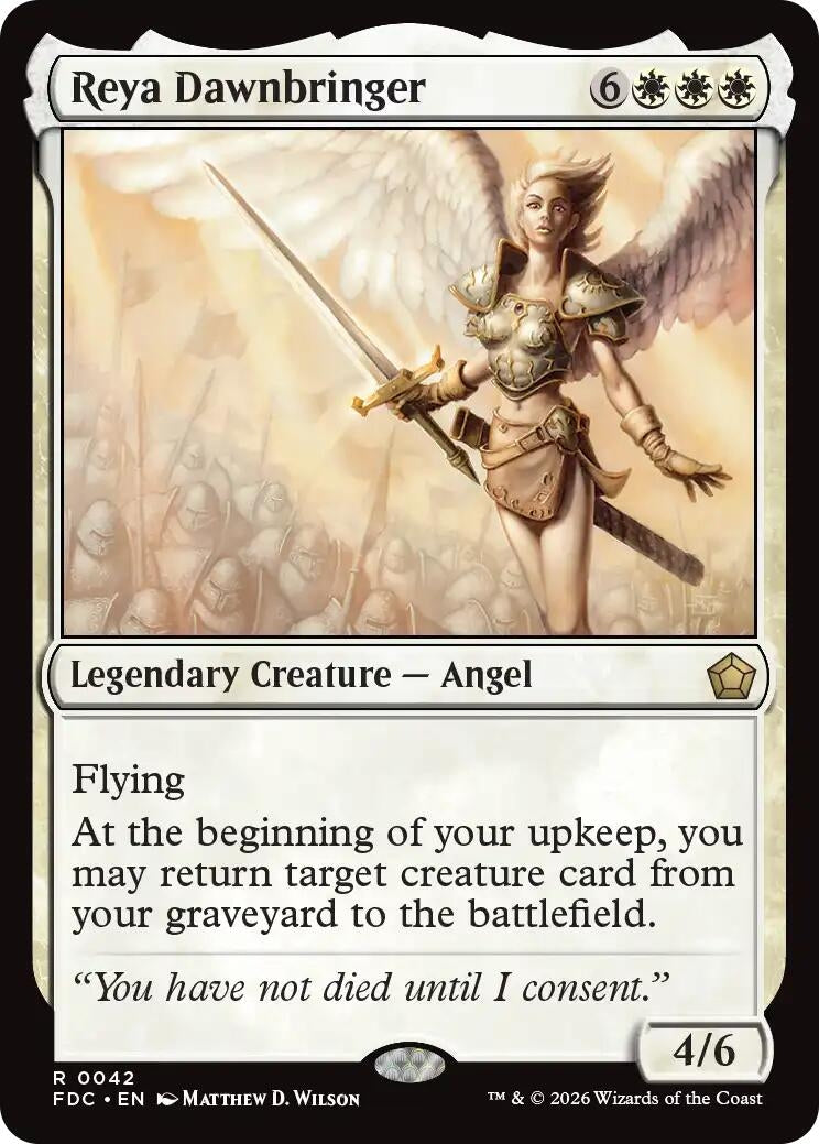 Image for Reya Dawnbringer (Commander: Foundations) (42) (FDC) - Magic: The Gathering