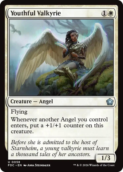 Youthful Valkyrie (Commander: Foundations) (58) (FDC)