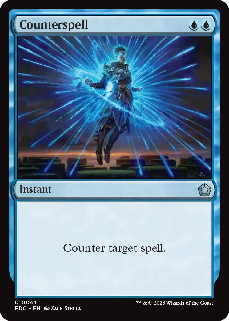 Image for Counterspell (Commander: Foundations) (61) (FDC) - Magic: The Gathering