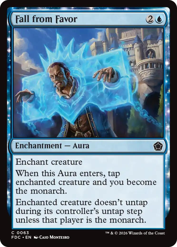 Image for Fall from Favor (Commander: Foundations) (63) (FDC) - Magic: The Gathering