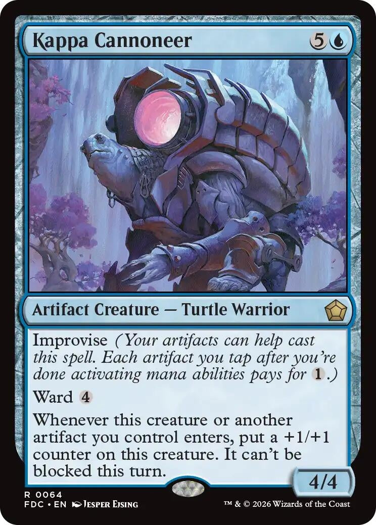 Image for Kappa Cannoneer (Commander: Foundations) (64) (FDC) - Magic: The Gathering
