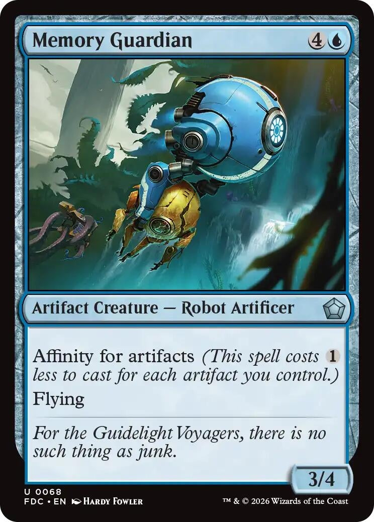 Image for Memory Guardian (Commander: Foundations) (68) (FDC) - Magic: The Gathering