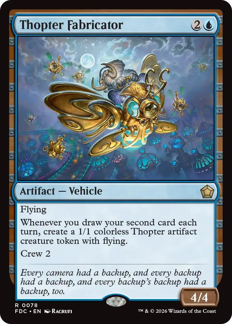 Image for Thopter Fabricator (Commander: Foundations) (78) (FDC) - Magic: The Gathering