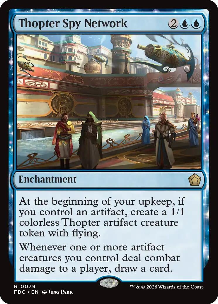 Image for Thopter Spy Network (Commander: Foundations) (79) (FDC) - Magic: The Gathering