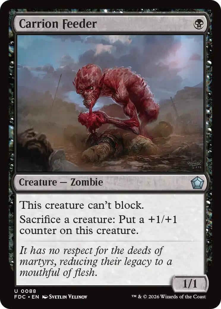 Image for Carrion Feeder (Commander: Foundations) (88) (FDC) - Magic: The Gathering