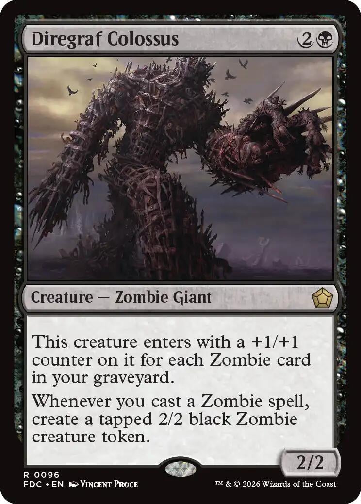 Image for Diregraf Colossus (Commander: Foundations) (96) (FDC) - Magic: The Gathering