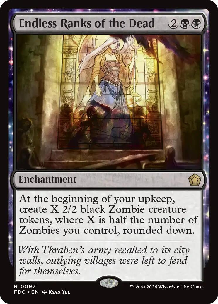 Image for Endless Ranks of the Dead (Commander: Foundations) (97) (FDC) - Magic: The Gathering