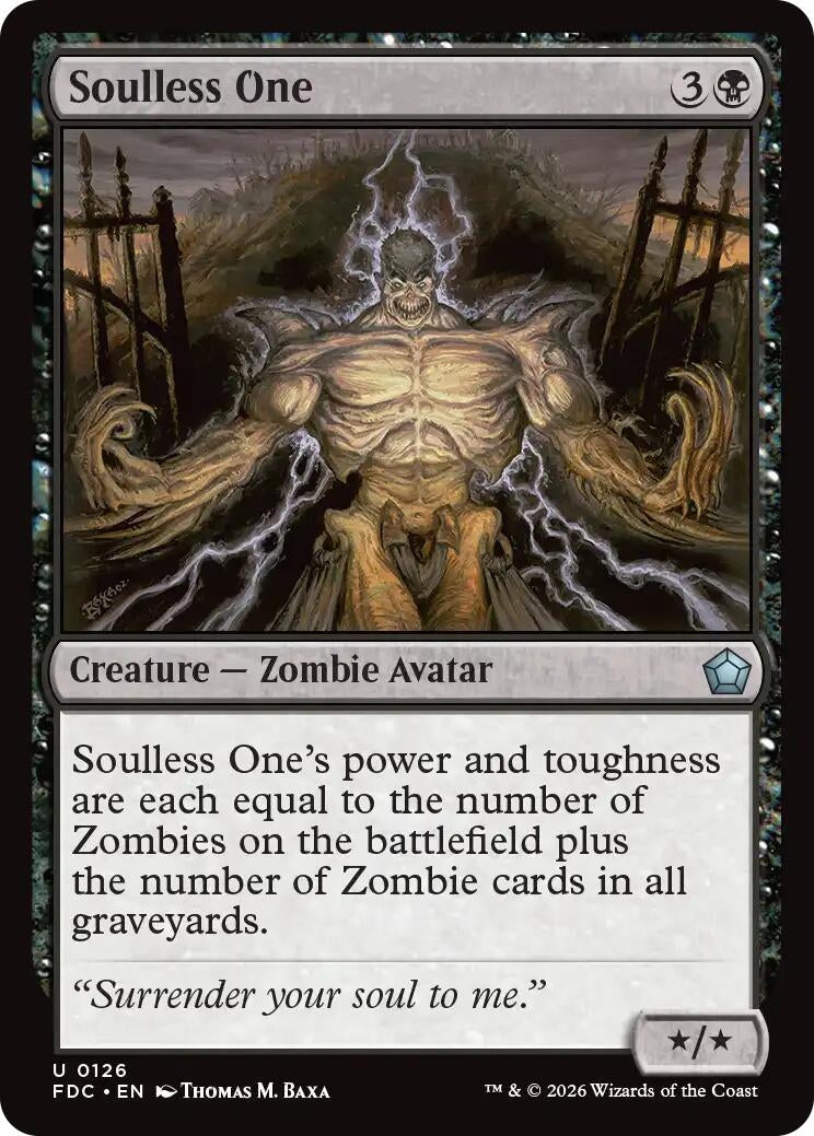 Image for Soulless One (Commander: Foundations) (126) (FDC) - Magic: The Gathering