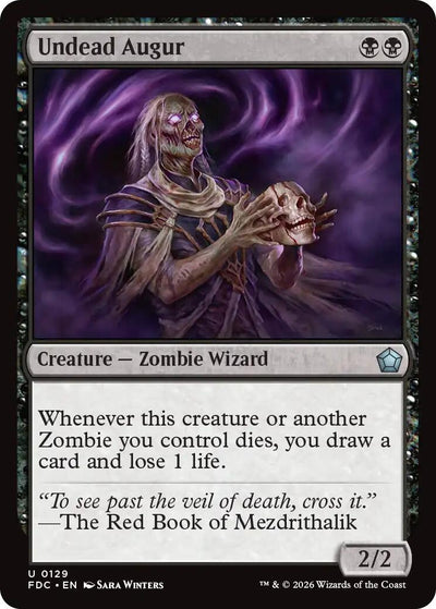 Undead Augur (Commander: Foundations) (129) (FDC)