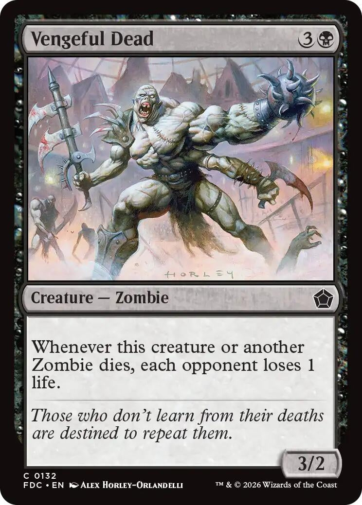 Image for Vengeful Dead (Commander: Foundations) (132) (FDC) - Magic: The Gathering