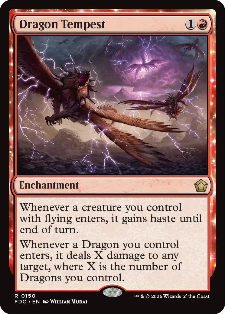 Image for Dragon Tempest (Commander: Foundations) (150) (FDC) - Magic: The Gathering