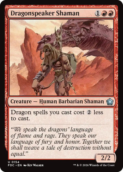 Dragonspeaker Shaman (Commander: Foundations) (154) (FDC)