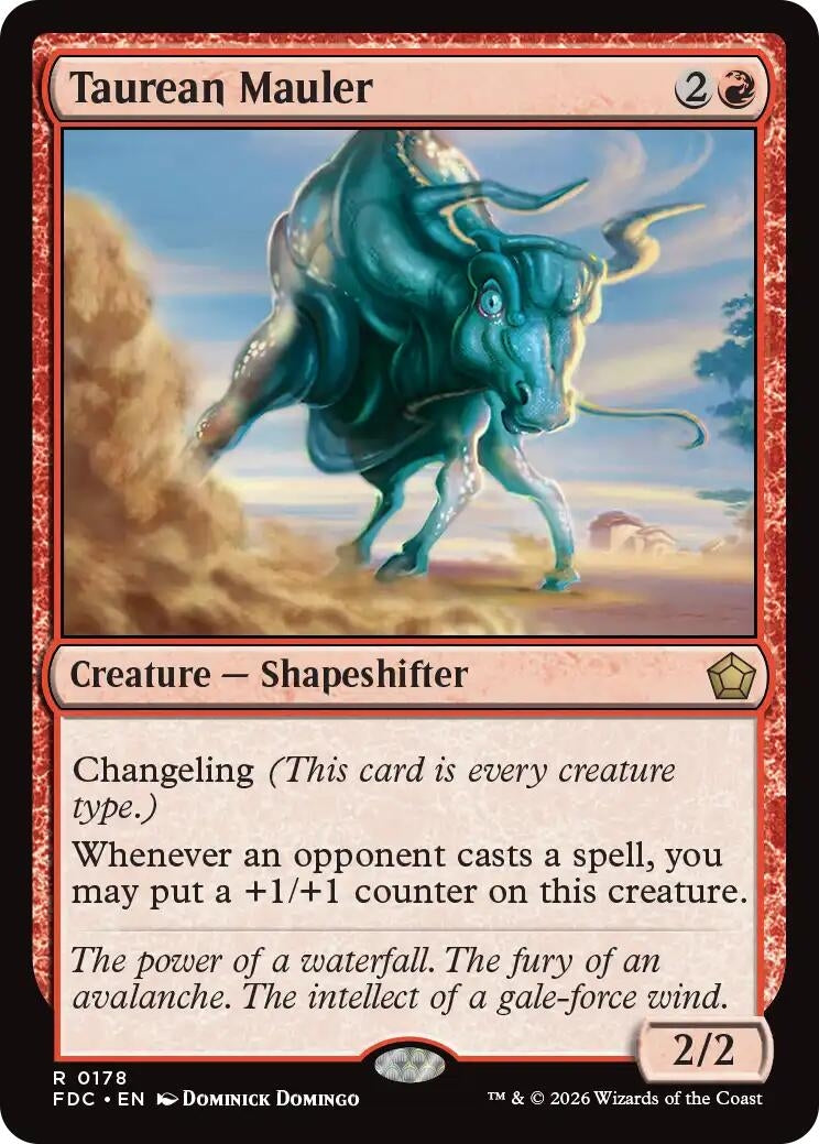Image for Taurean Mauler (Commander: Foundations) (178) (FDC) - Magic: The Gathering