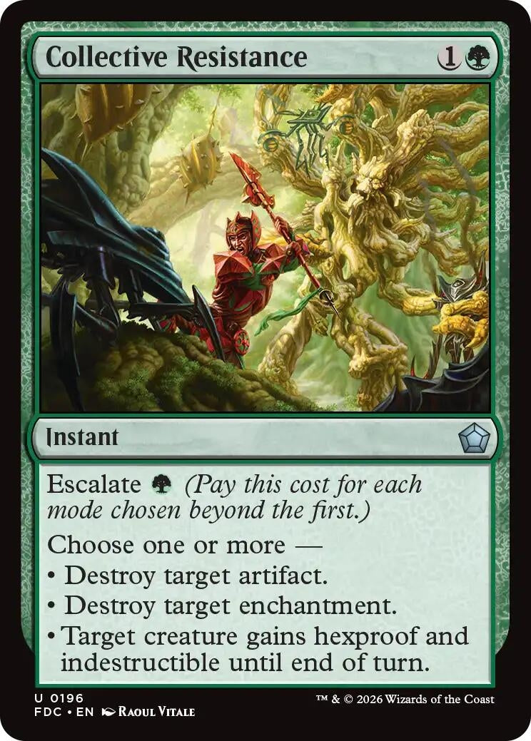 Image for Collective Resistance (Commander: Foundations) (196) (FDC) - Magic: The Gathering