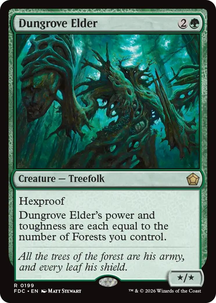 Image for Dungrove Elder (Commander: Foundations) (199) (FDC) - Magic: The Gathering