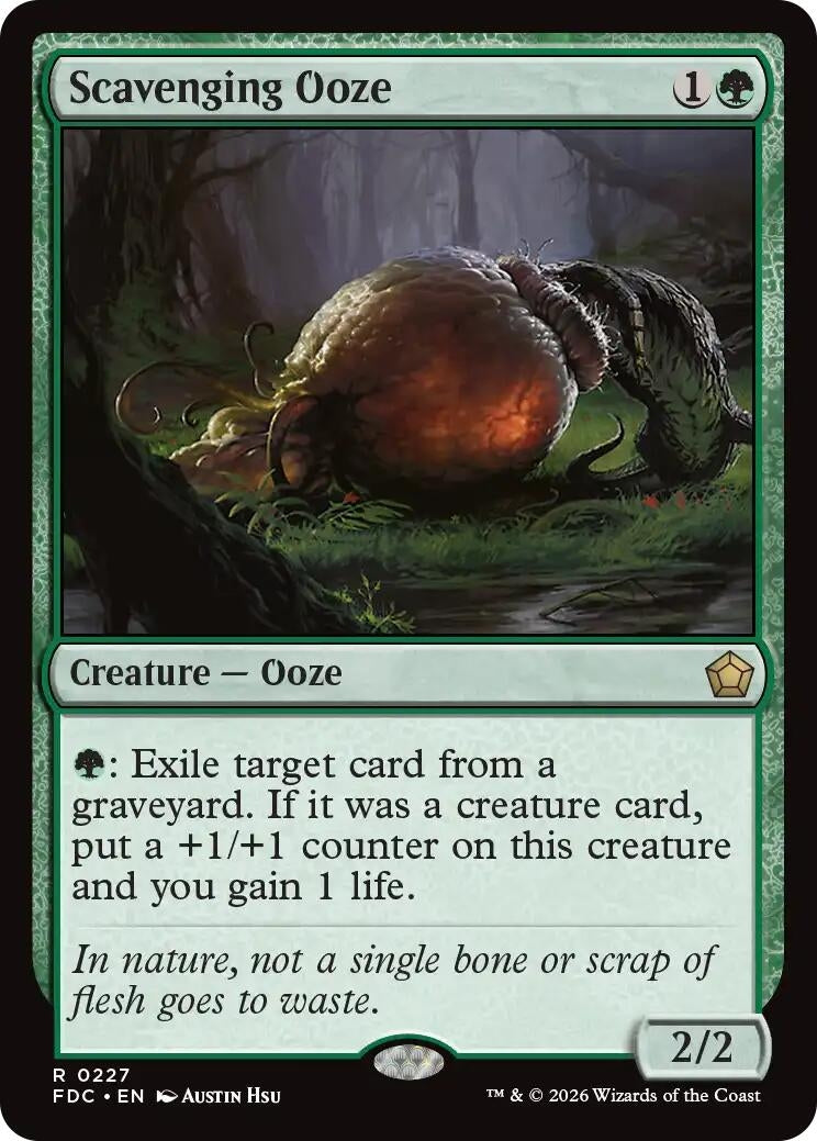 Image for Scavenging Ooze (Commander: Foundations) (227) (FDC) - Magic: The Gathering