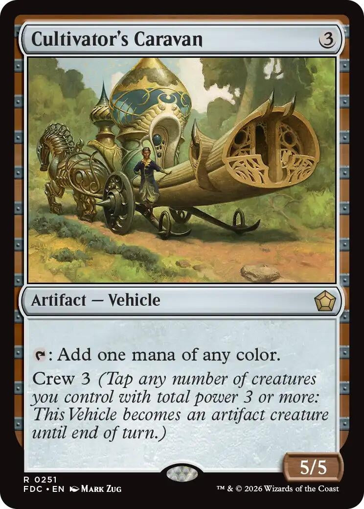 Image for Cultivator's Caravan (Commander: Foundations) (251) (FDC) - Magic: The Gathering