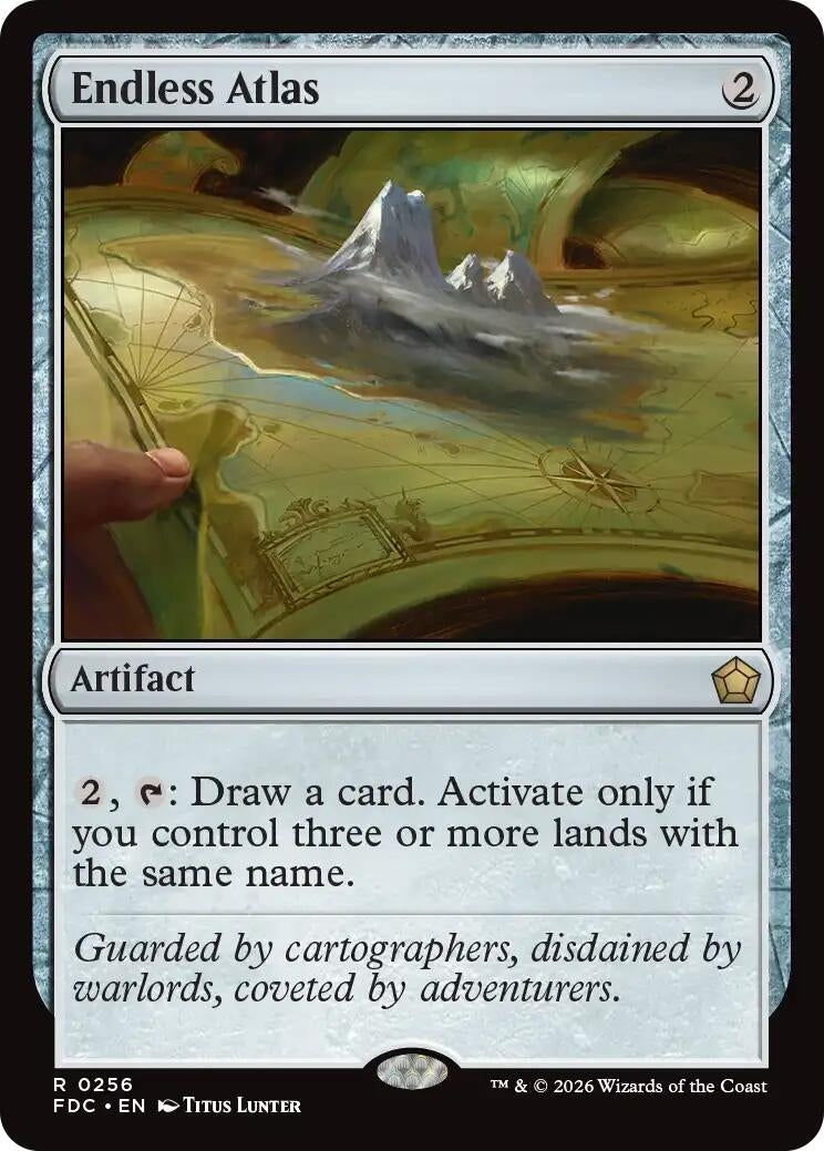 Image for Endless Atlas (Commander: Foundations) (256) (FDC) - Magic: The Gathering
