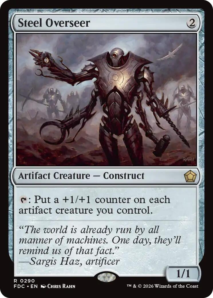 Image for Steel Overseer (Commander: Foundations) (290) (FDC) - Magic: The Gathering