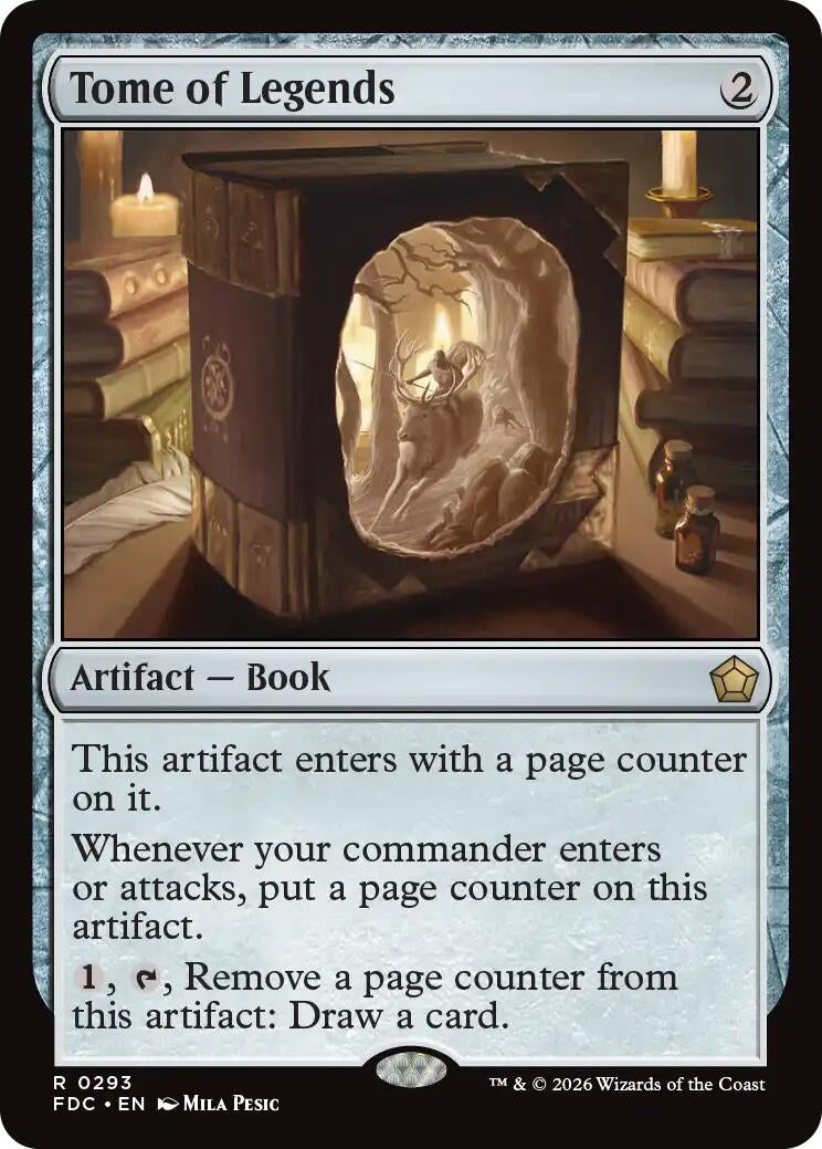 Image for Tome of Legends (Commander: Foundations) (293) (FDC) - Magic: The Gathering