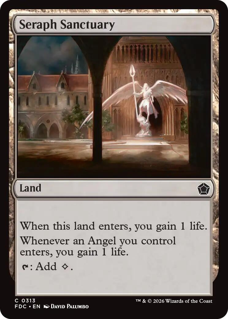 Image for Seraph Sanctuary (Commander: Foundations) (313) (FDC) - Magic: The Gathering
