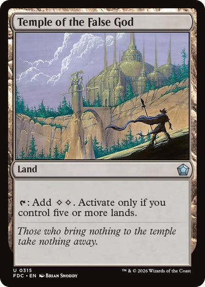Temple of the False God (Commander: Foundations) (315) (FDC)