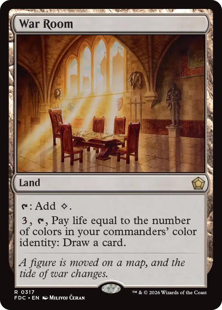 Image for War Room (Commander: Foundations) (317) (FDC) - Magic: The Gathering