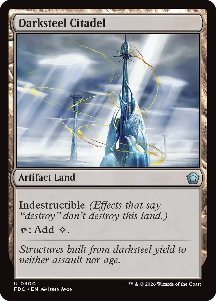 Image for Darksteel Citadel (Commander: Foundations) (300) (FDC) - Magic: The Gathering
