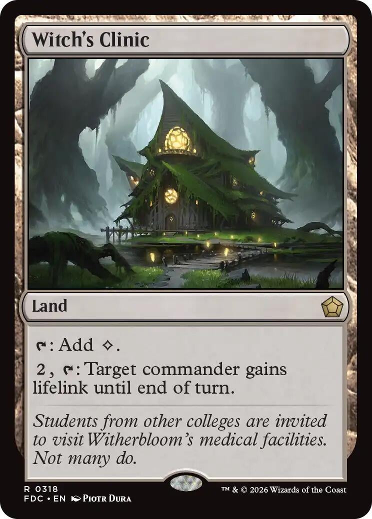 Image for Witch's Clinic (Commander: Foundations) (318) (FDC) - Magic: The Gathering