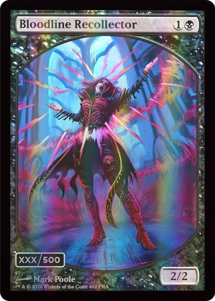 Image for Bloodline Recollector (Retro Frame) (Serial Numbered) (Double Rainbow Foil) (Reality Fracture) (402) (FRA) - Magic: The Gathering