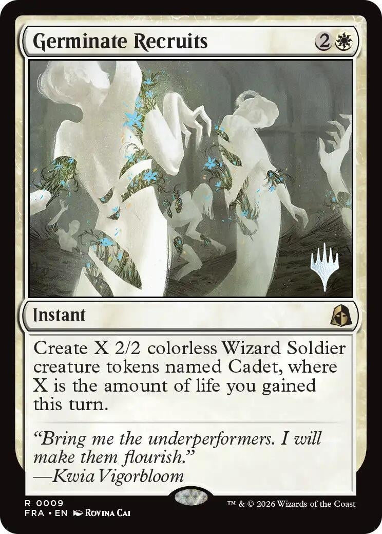 Image for Germinate Recruits (Promo Pack: Reality Fracture) (9) (PPFRA) - Magic: The Gathering