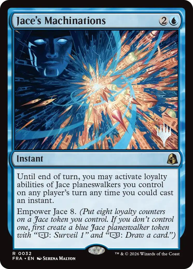 Image for Jace's Machinations (Promo Pack: Reality Fracture) (32) (PPFRA) - Magic: The Gathering