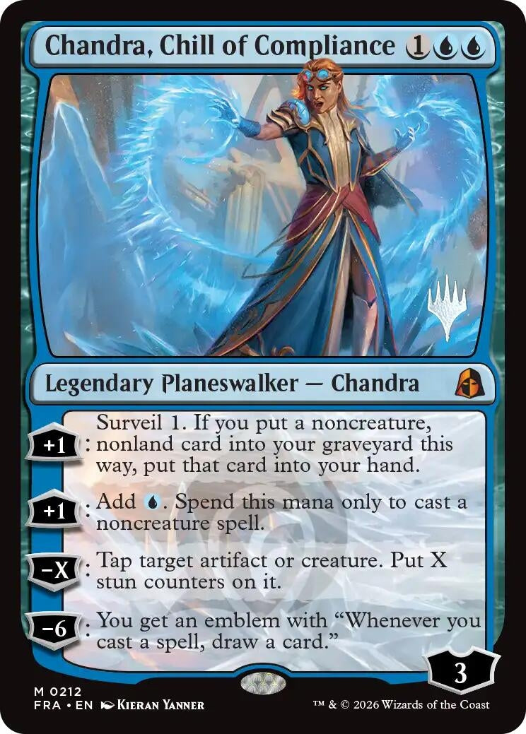 Image for Chandra, Chill of Compliance (Promo Pack: Reality Fracture) (212) (PPFRA) - Magic: The Gathering