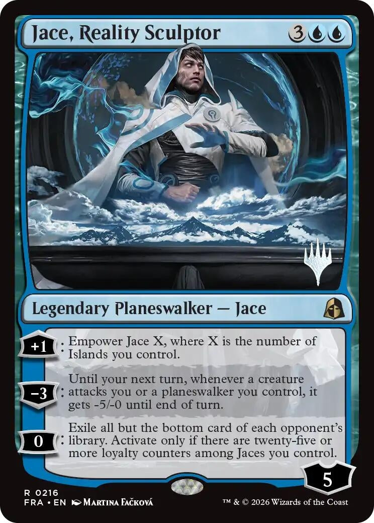 Image for Jace, Reality Sculptor (Promo Pack: Reality Fracture) (216) (PPFRA) - Magic: The Gathering