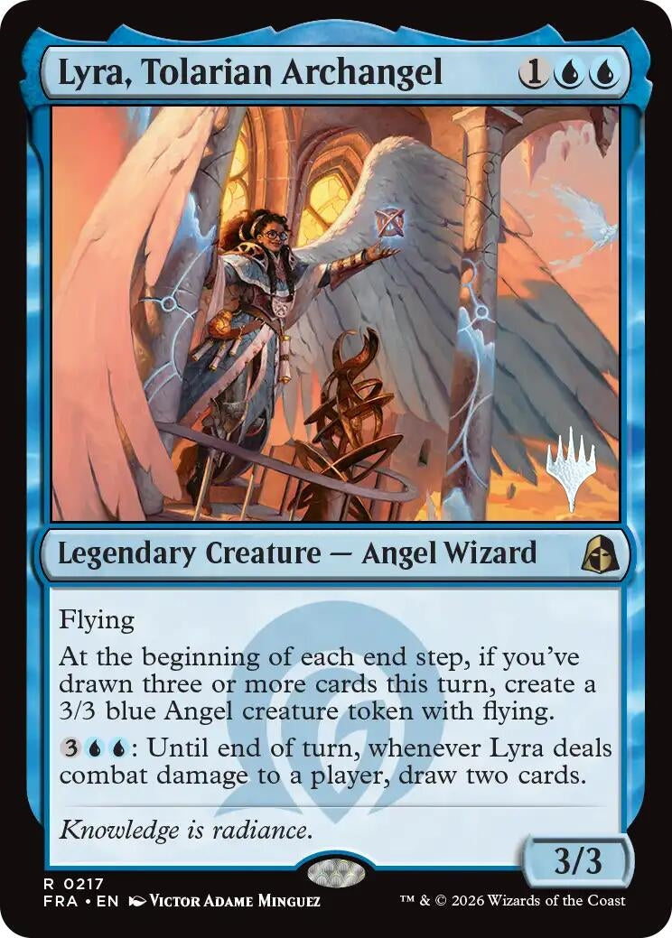 Image for Lyra, Tolarian Archangel (Promo Pack: Reality Fracture) (217) (PPFRA) - Magic: The Gathering