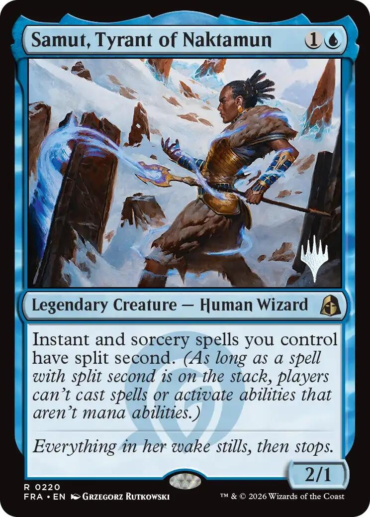 Image for Samut, Tyrant of Naktamun (Promo Pack: Reality Fracture) (220) (PPFRA) - Magic: The Gathering