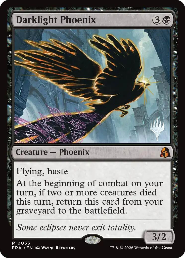 Image for Darklight Phoenix (Promo Pack: Reality Fracture) (53) (PPFRA) - Magic: The Gathering