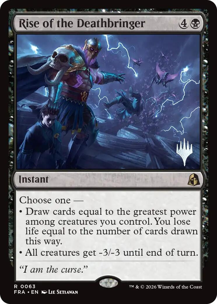 Image for Rise of the Deathbringer (Promo Pack: Reality Fracture) (63) (PPFRA) - Magic: The Gathering