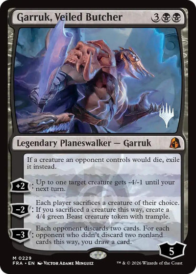 Garruk, Veiled Butcher (Promo Pack: Reality Fracture) (229) (PPFRA)