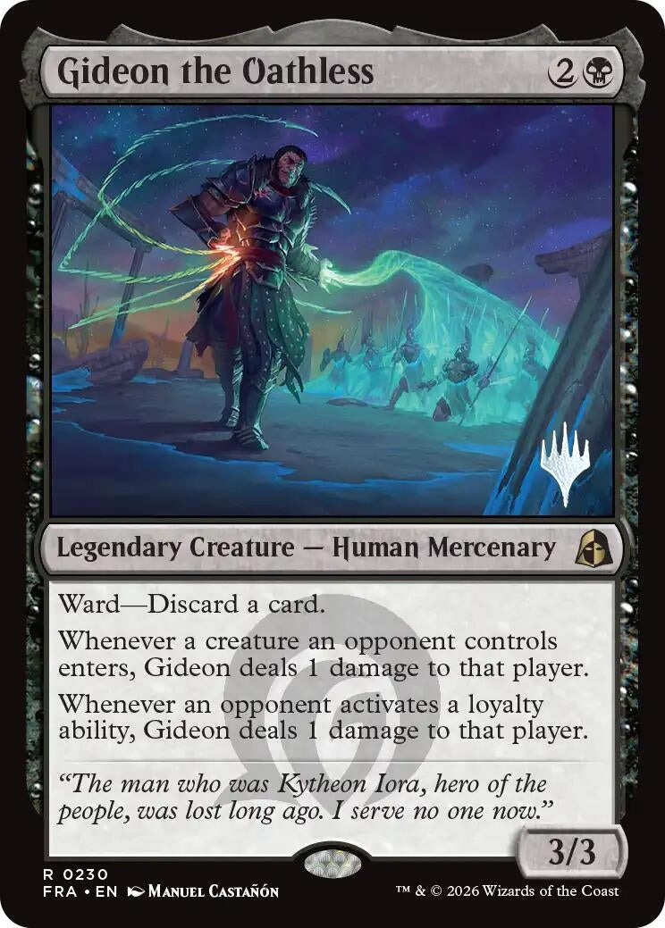 Image for Gideon the Oathless (Promo Pack: Reality Fracture) (230) (PPFRA) - Magic: The Gathering