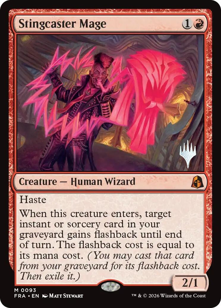 Image for Stingcaster Mage (Promo Pack: Reality Fracture) (93) (PPFRA) - Magic: The Gathering