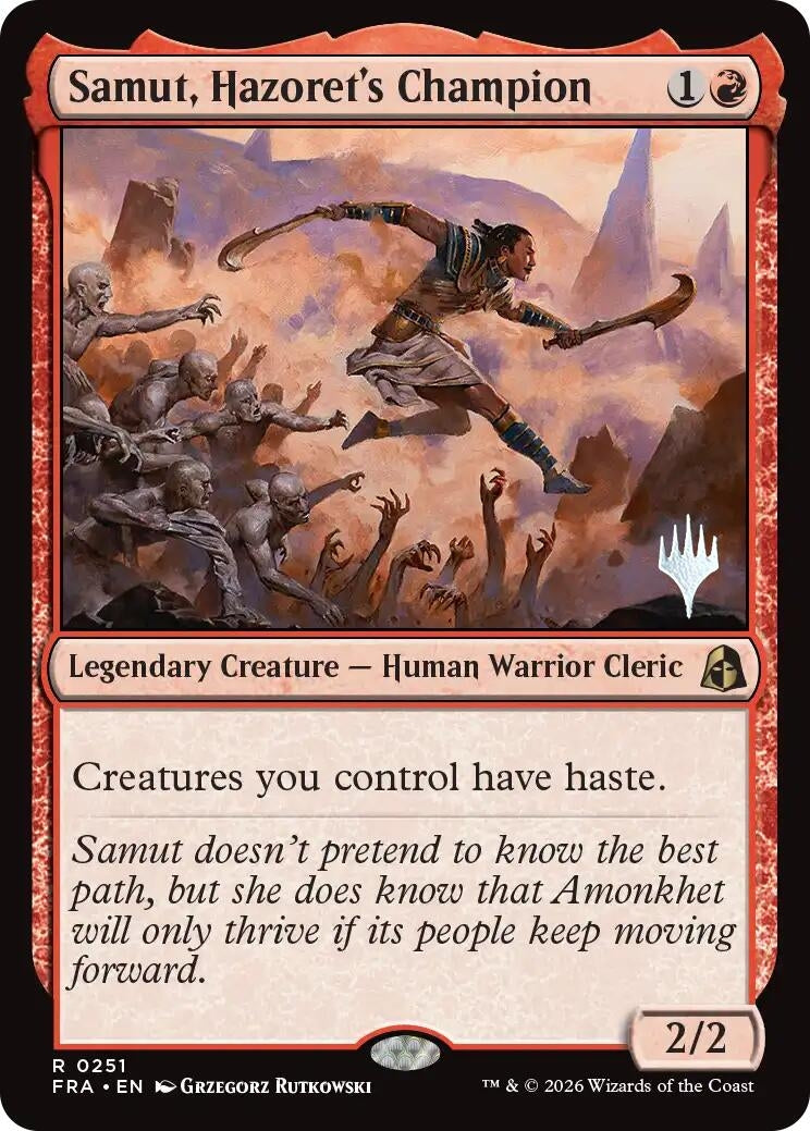 Image for Samut, Hazoret's Champion (Promo Pack: Reality Fracture) (251) (PPFRA) - Magic: The Gathering