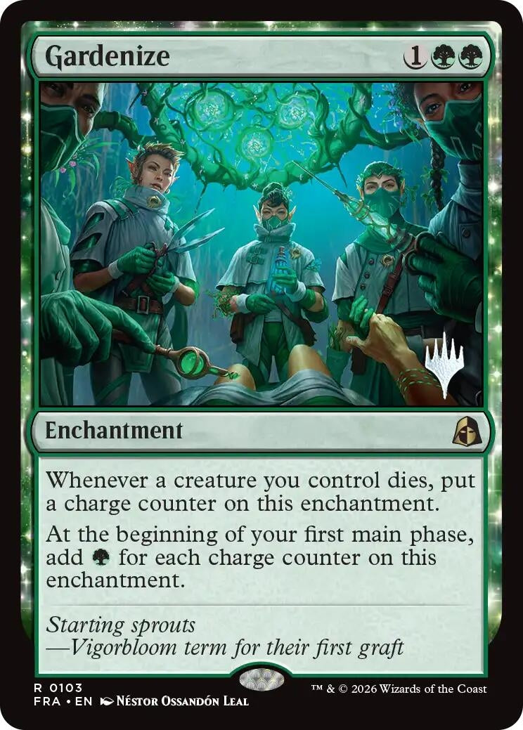 Image for Gardenize (Promo Pack: Reality Fracture) (103) (PPFRA) - Magic: The Gathering