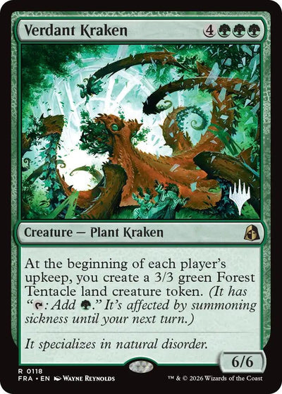 Verdant Kraken (Promo Pack: Reality Fracture) (118) (PPFRA)