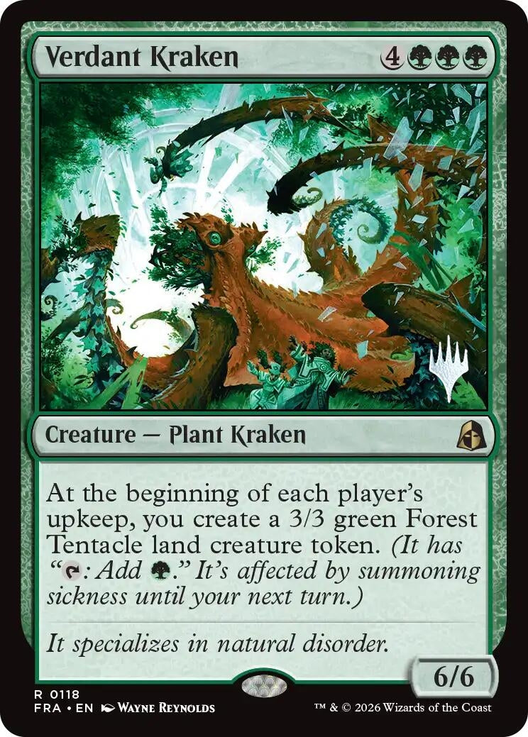 Image for Verdant Kraken (Promo Pack: Reality Fracture) (118) (PPFRA) - Magic: The Gathering
