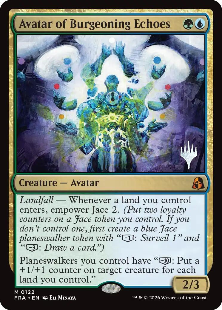 Image for Avatar of Burgeoning Echoes (Promo Pack: Reality Fracture) (122) (PPFRA) - Magic: The Gathering