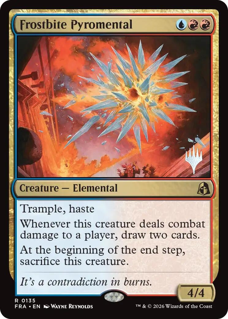 Image for Frostbite Pyromental (Promo Pack: Reality Fracture) (135) (PPFRA) - Magic: The Gathering