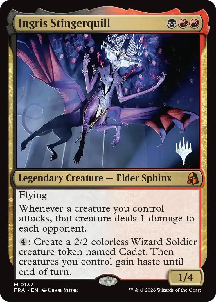 Image for Ingris Stingerquill (Promo Pack: Reality Fracture) (137) (PPFRA) - Magic: The Gathering