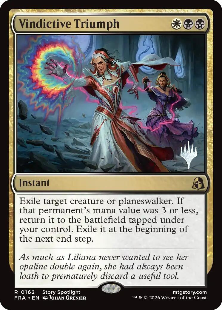 Image for Vindictive Triumph (Promo Pack: Reality Fracture) (162) (PPFRA) - Magic: The Gathering